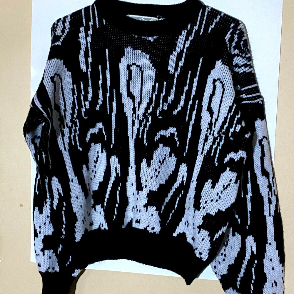 🍁 Vintage Trippy Sweater 😏